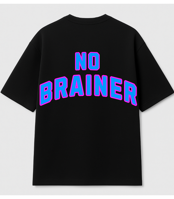 No Brainer Oversized graphic tee
