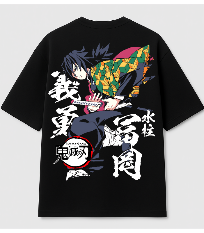 Hashira Giyu Oversized graphic tee