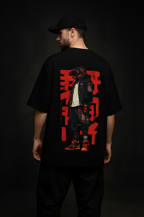 Cyberpunk Oversized graphic tee