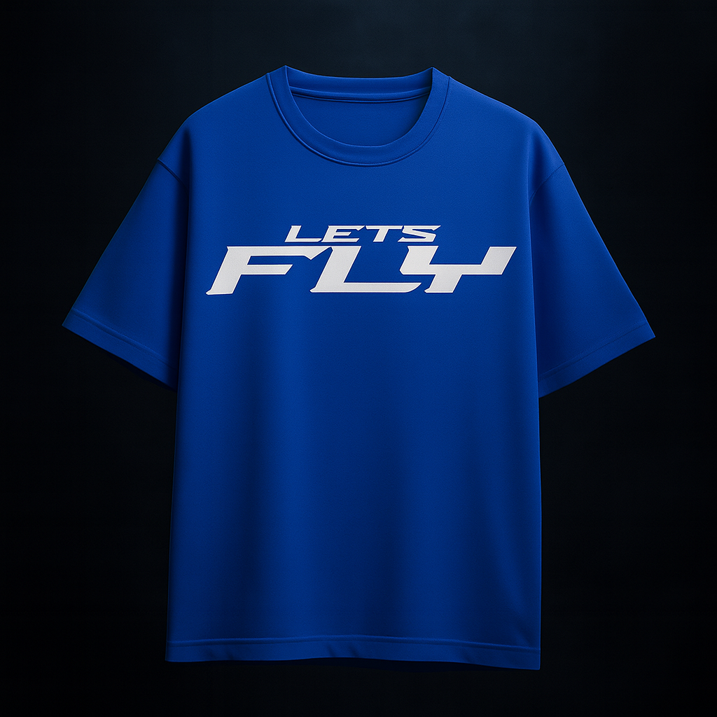 Let's fly Oversized graphic teen