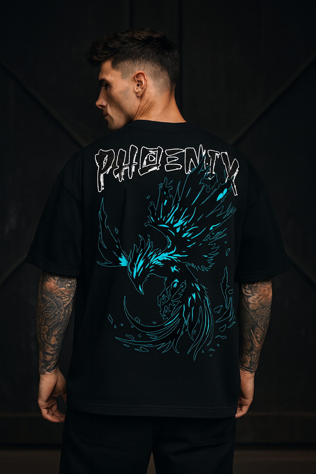 Phoenix Oversized graphic tee