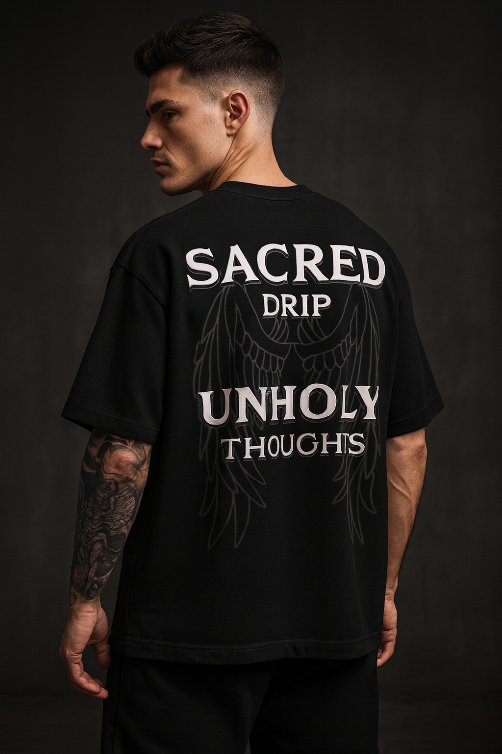 Sacred Drip Oversized graphic tee