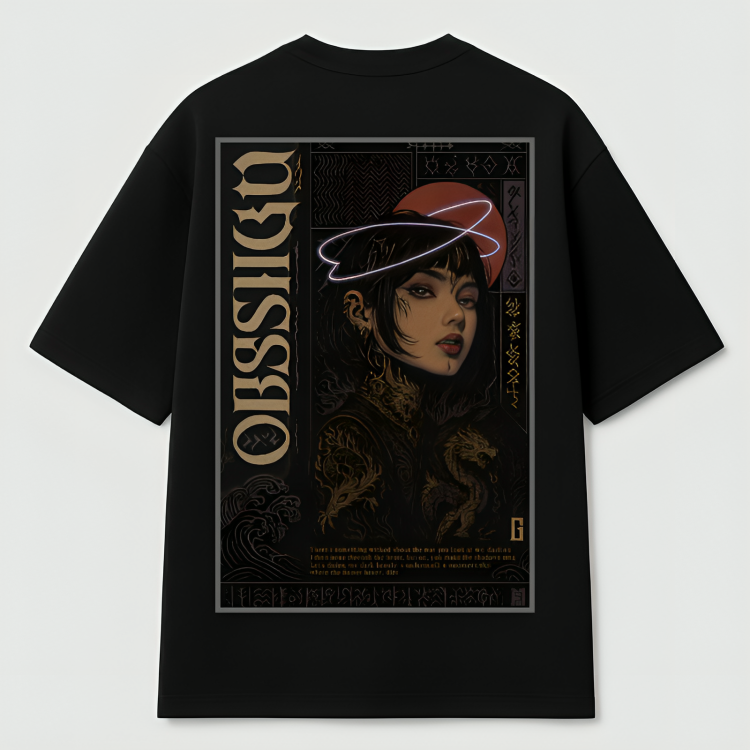Hyme Oversized graphic tee