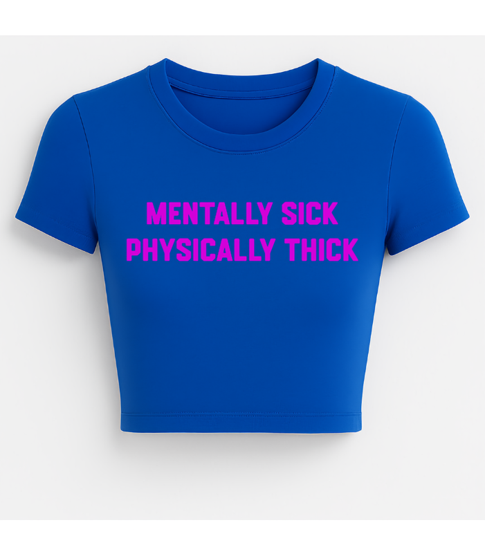 Sink n Thick Graphic crop top