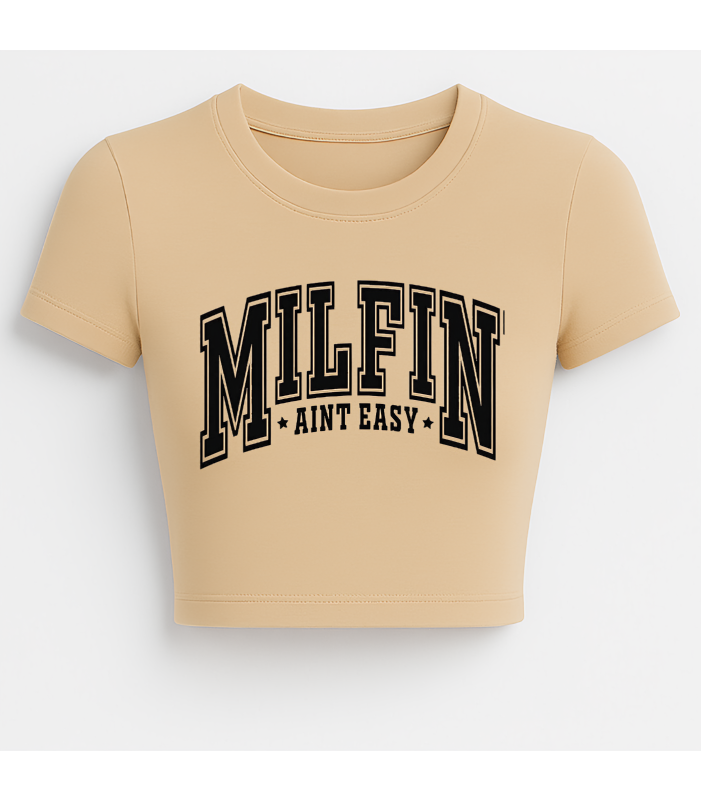 Milfin Graphic crop top