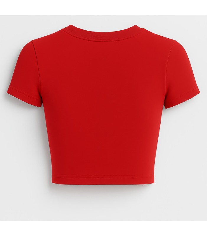 Satan's Babe Graphic crop top