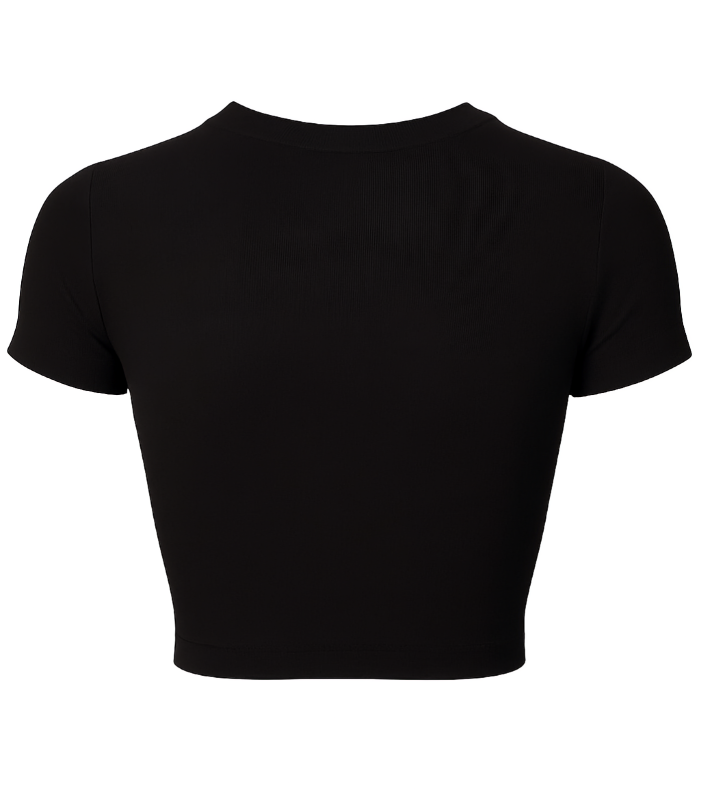 Milfin Type Graphic crop top