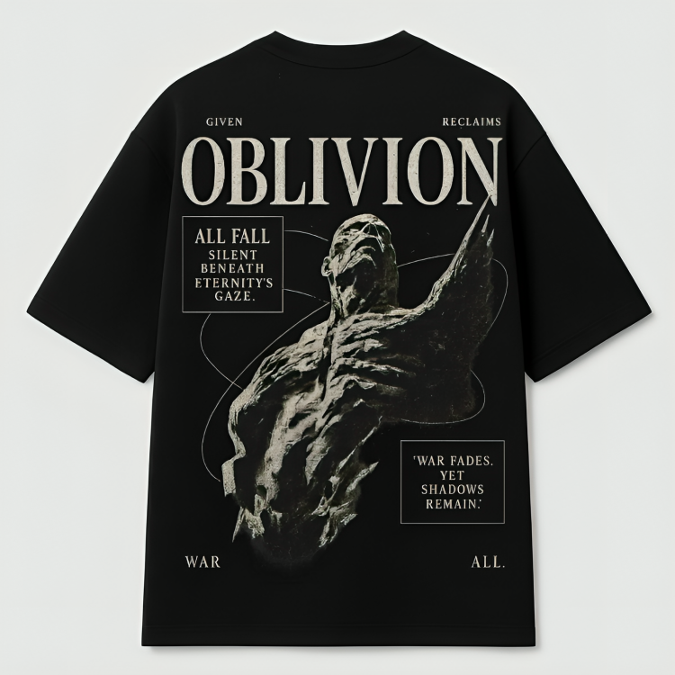 Oblivion Oversized graphic tee