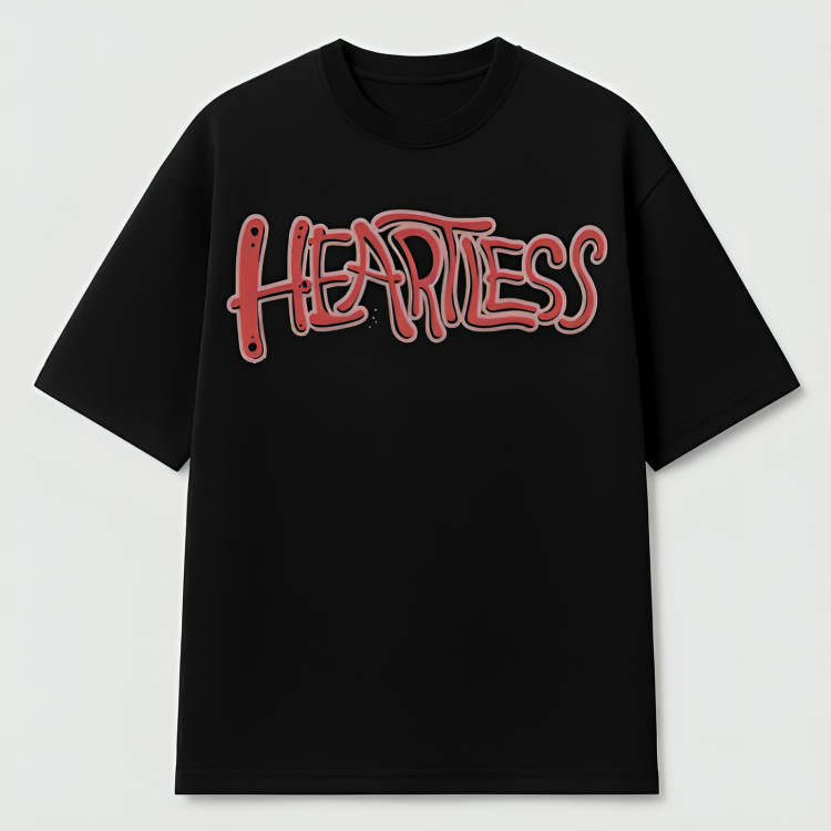 Heartless Oversized graphic tee