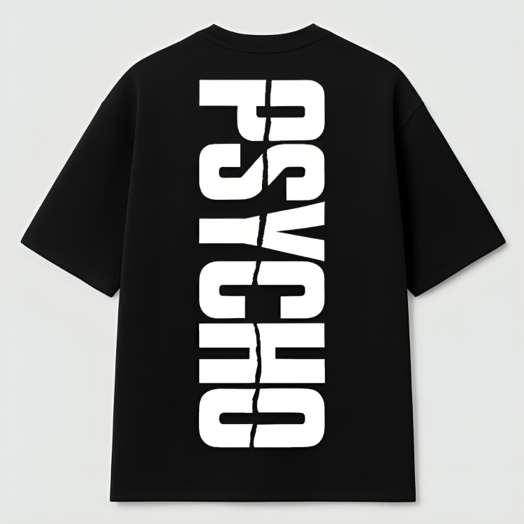Psycho Oversized graphic tee