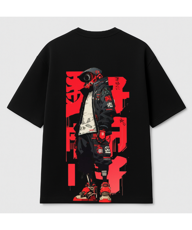 Cyberpunk Oversized graphic tee