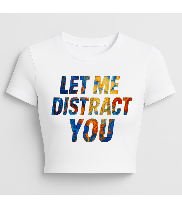 Distract crop top