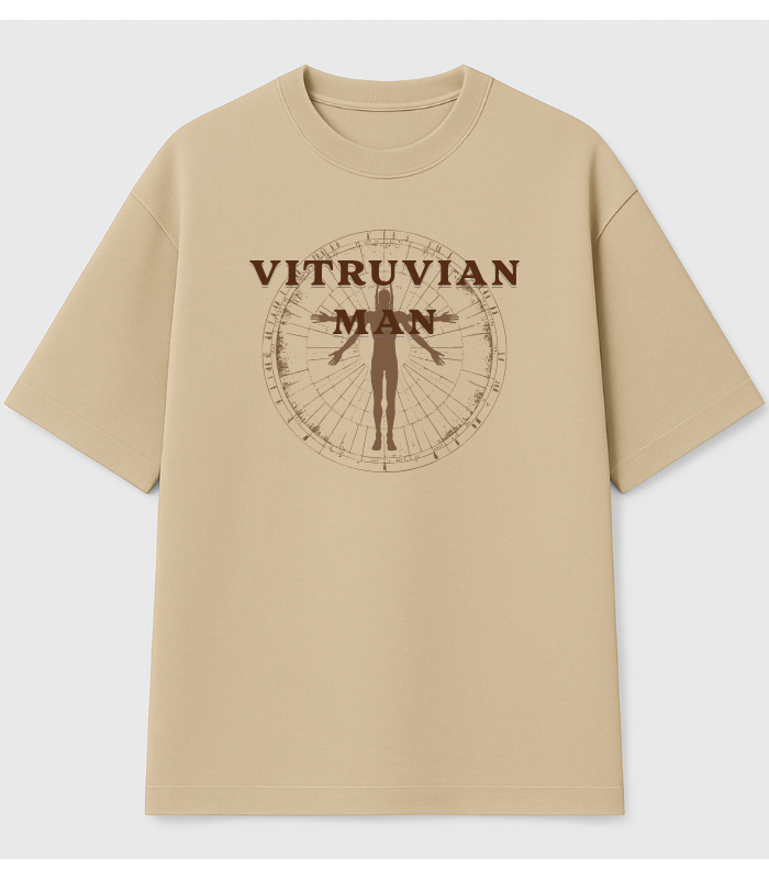 Vitruvian man Oversized graphic teen