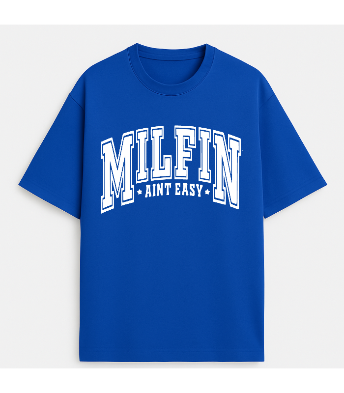Milfin Oversized graphic teen