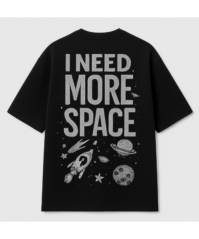 Need for space Oversized tee