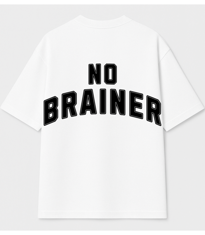 No Brainer Oversized graphic tee
