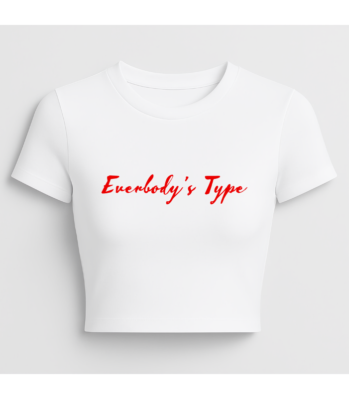 Everybody's type crop top