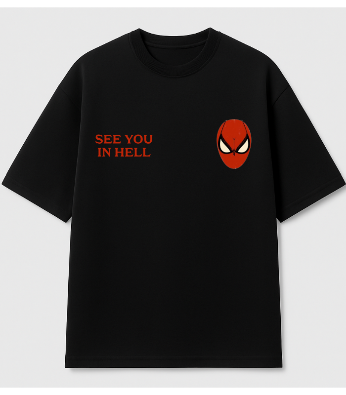 See you Hell Oversized tee