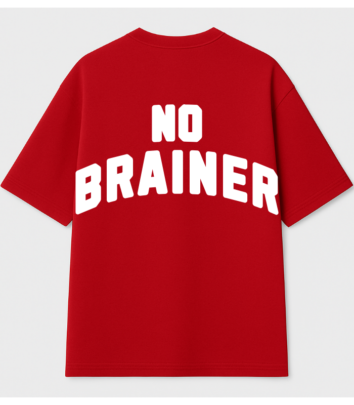 No Brainer Oversized graphic tee