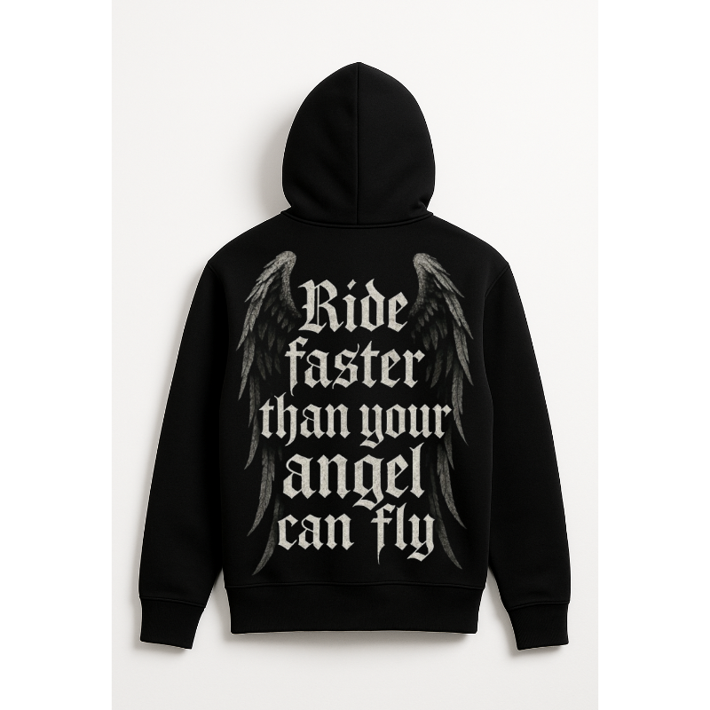 Faster than Angel graphic designed Hoodie