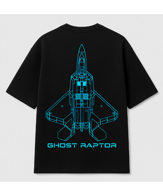 Ghost Raptor Oversized graphic tee
