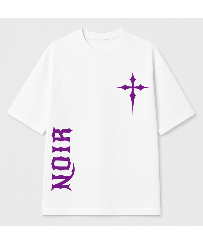 Noir Oversized graphic tee