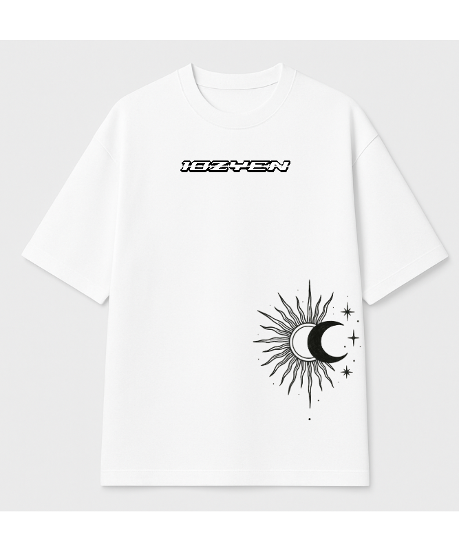 Sun n Moon Oversized graphic tee