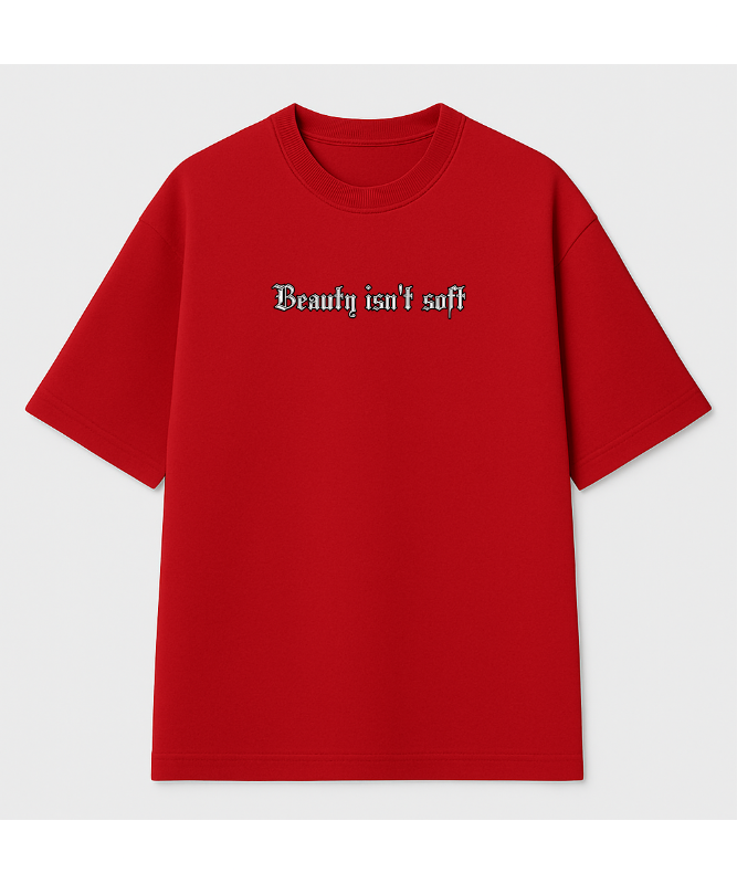 Beauty isn't Soft Oversized graphic teen