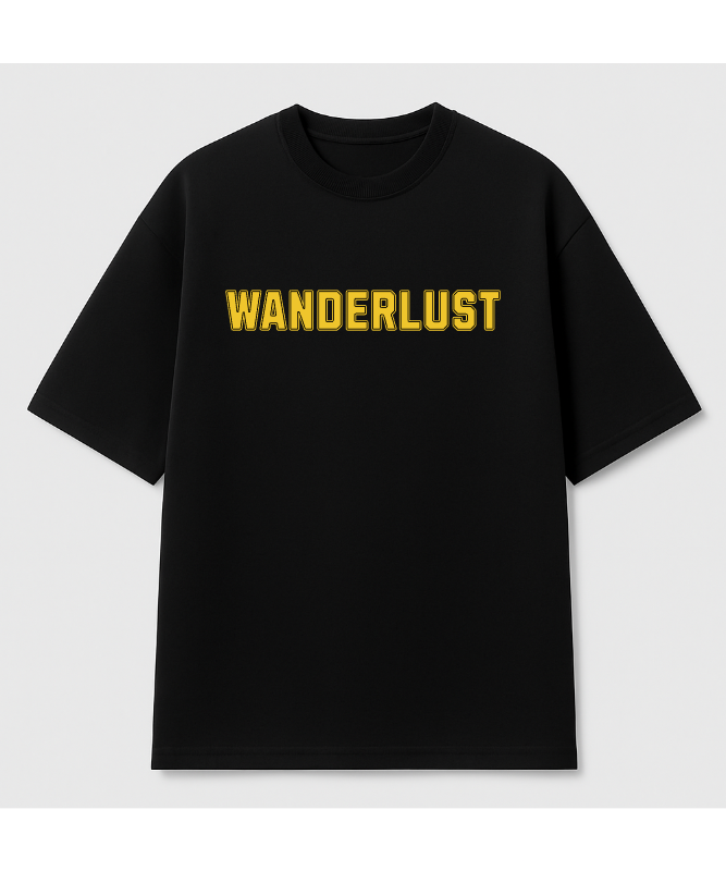 Wanderlust Oversized graphic tee
