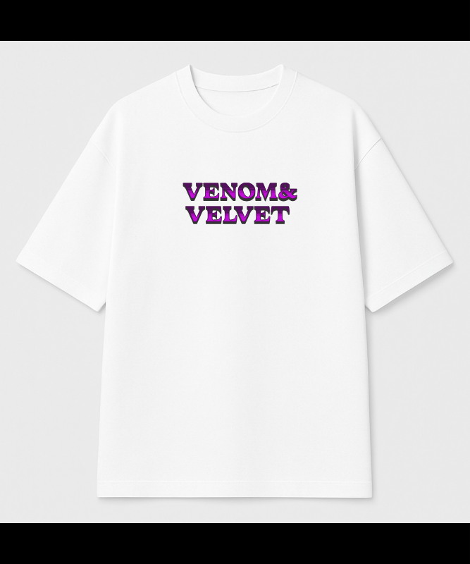 Venom n Velvet Oversized graphic tee