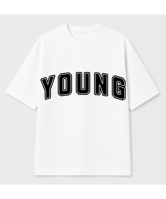Young Oversized graphic tee