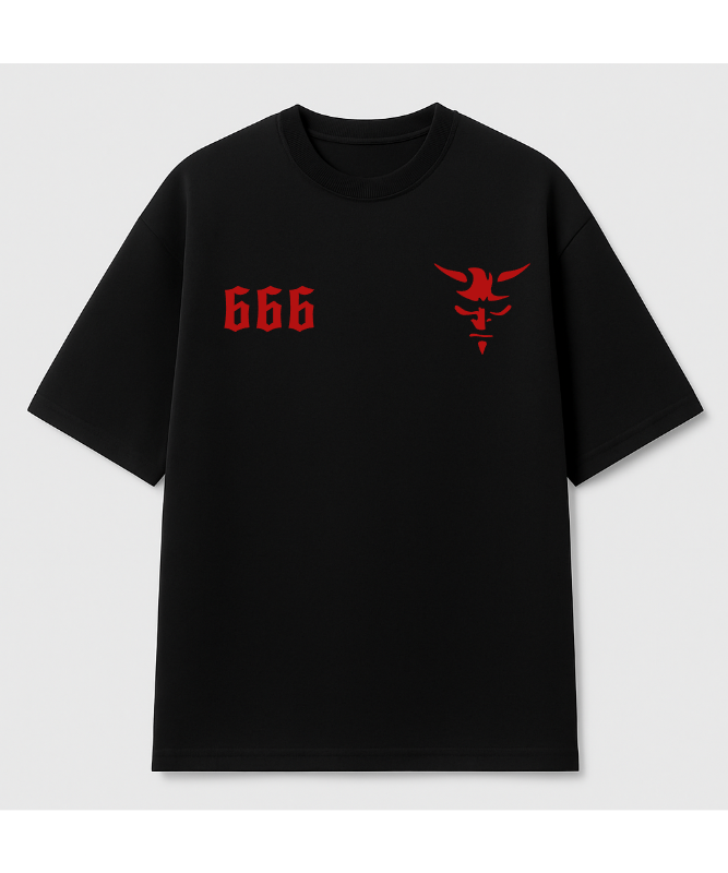 The Devil Oversized graphic tee