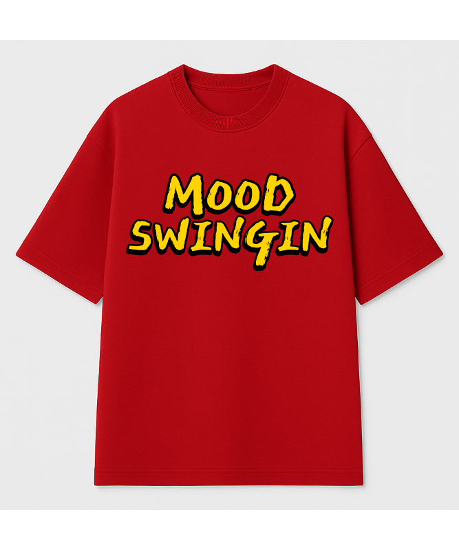 Mood swingin Oversized graphic teen