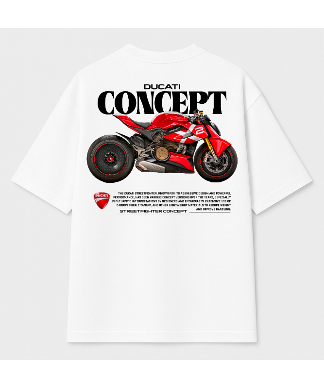 Ducati Oversized graphic tee