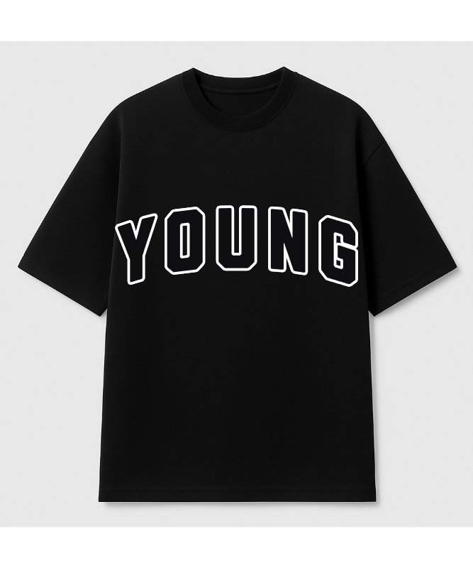 Young Oversized graphic tee