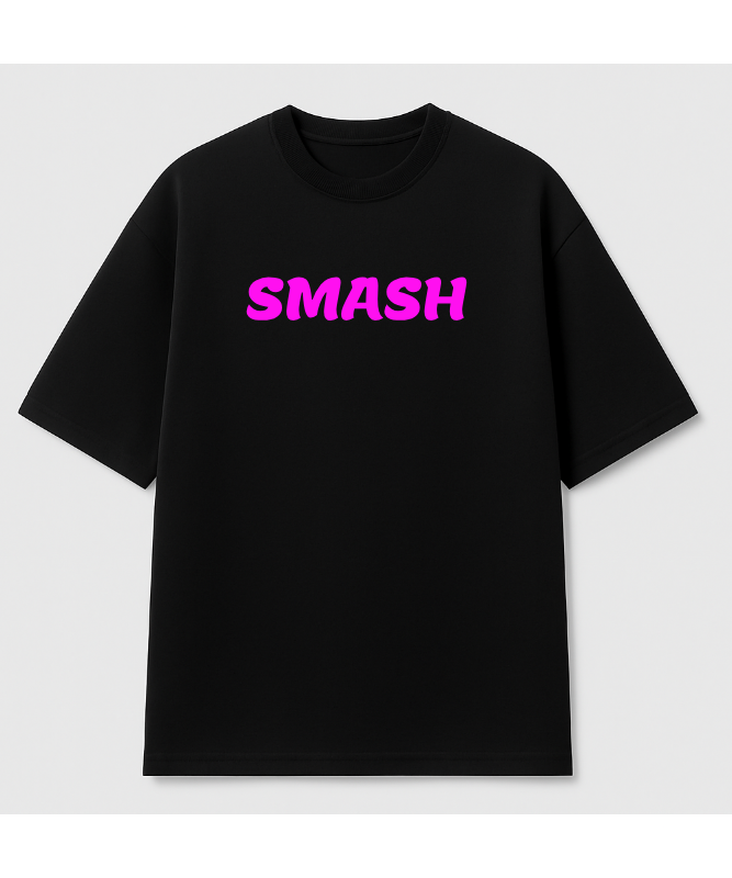 Smash Oversized graphic tee