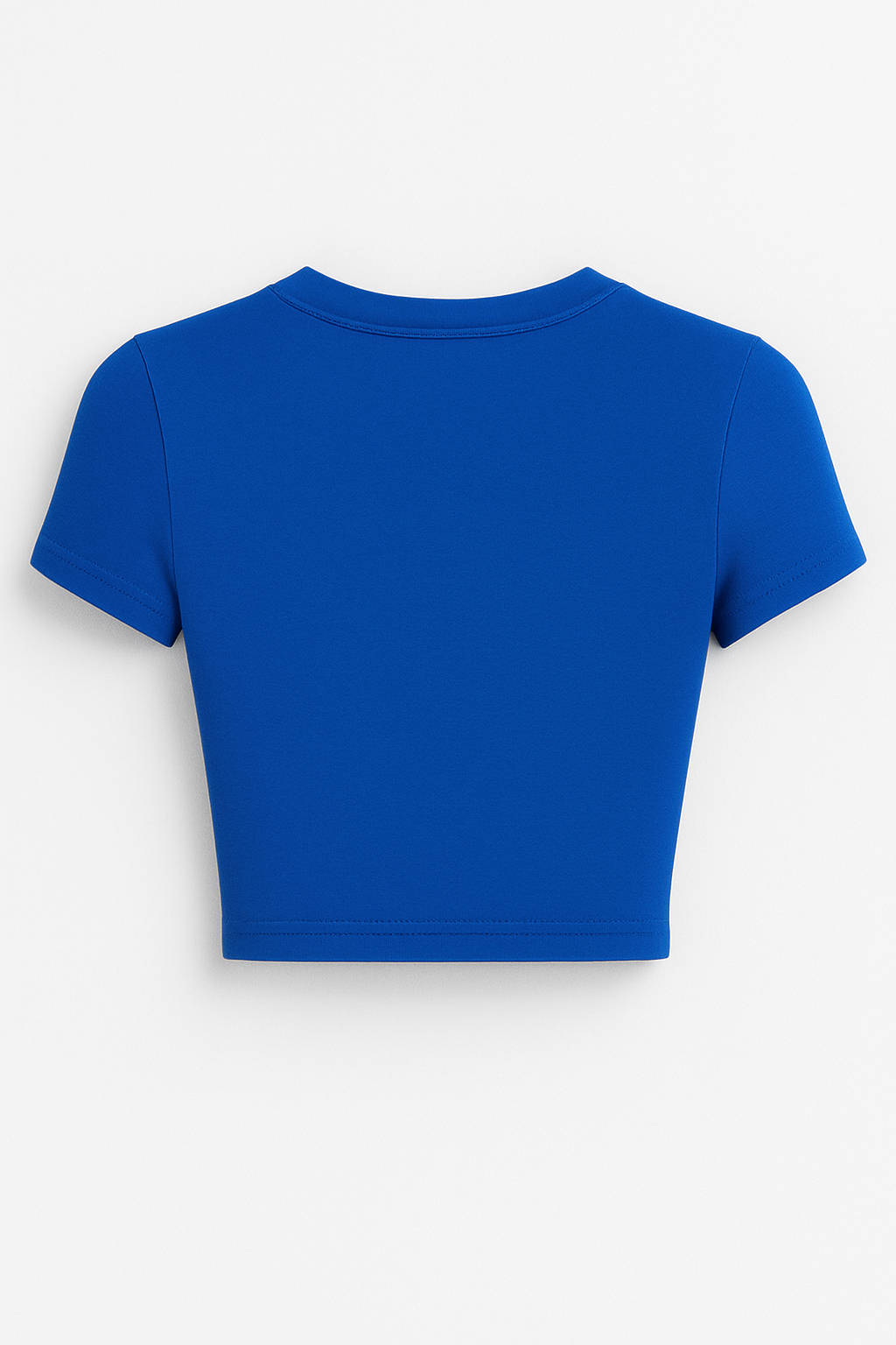 Plain Blue crop top