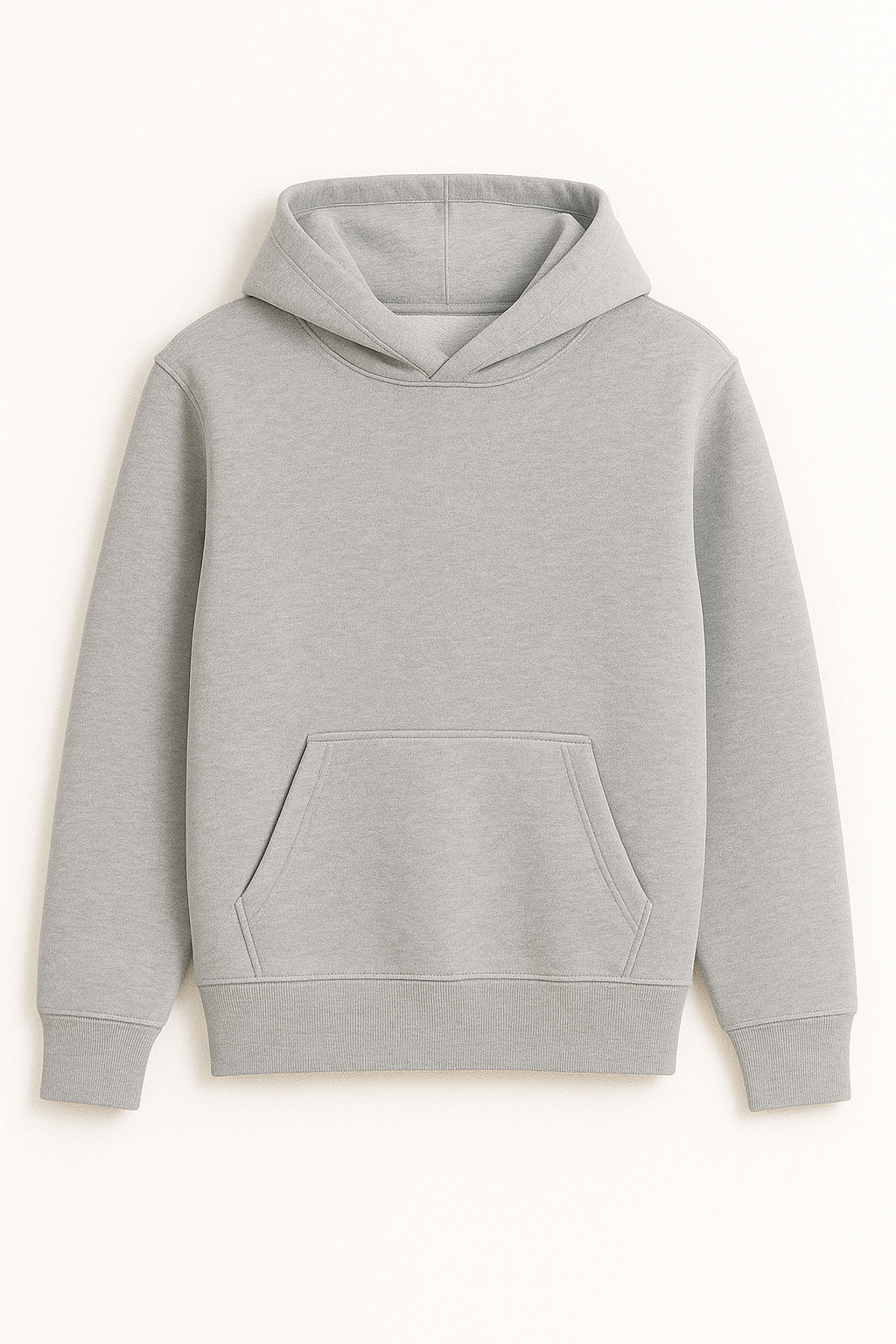 Plain Grey loose fit Hoodie