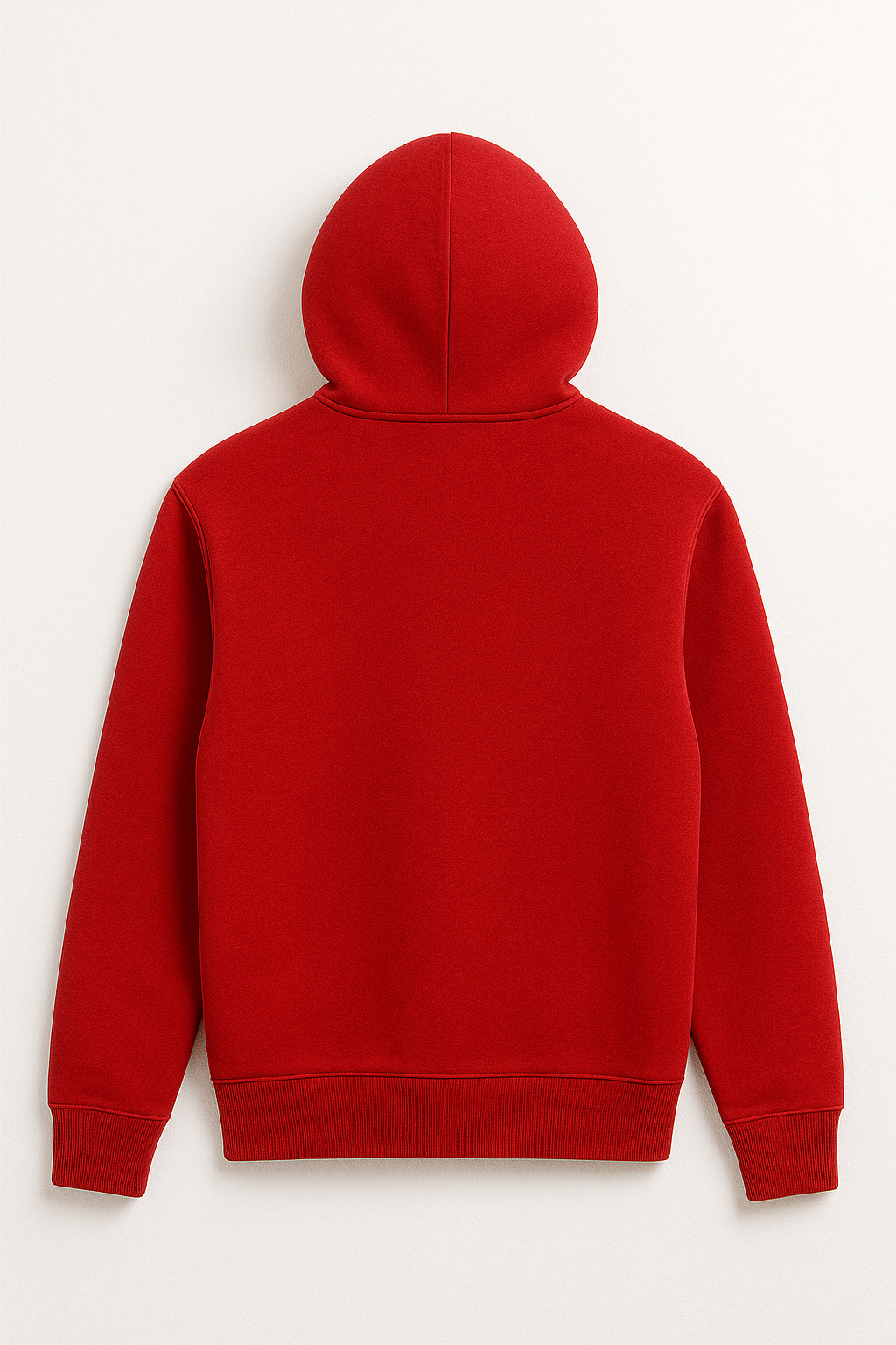 Plain Red loose fit Hoodie