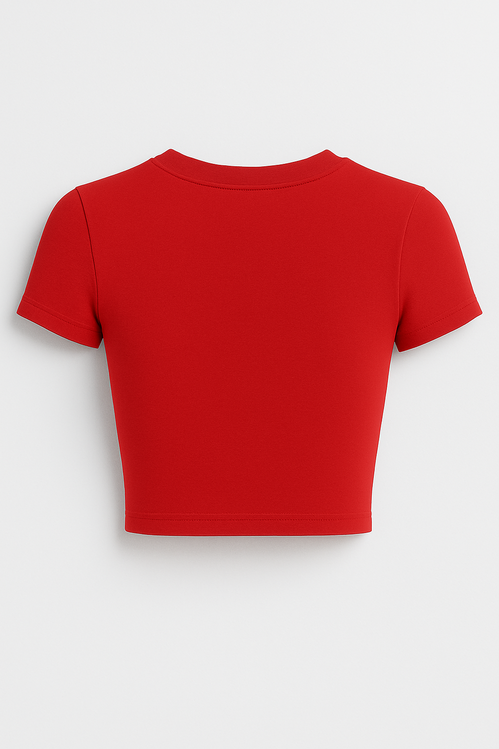 Plain Red crop top
