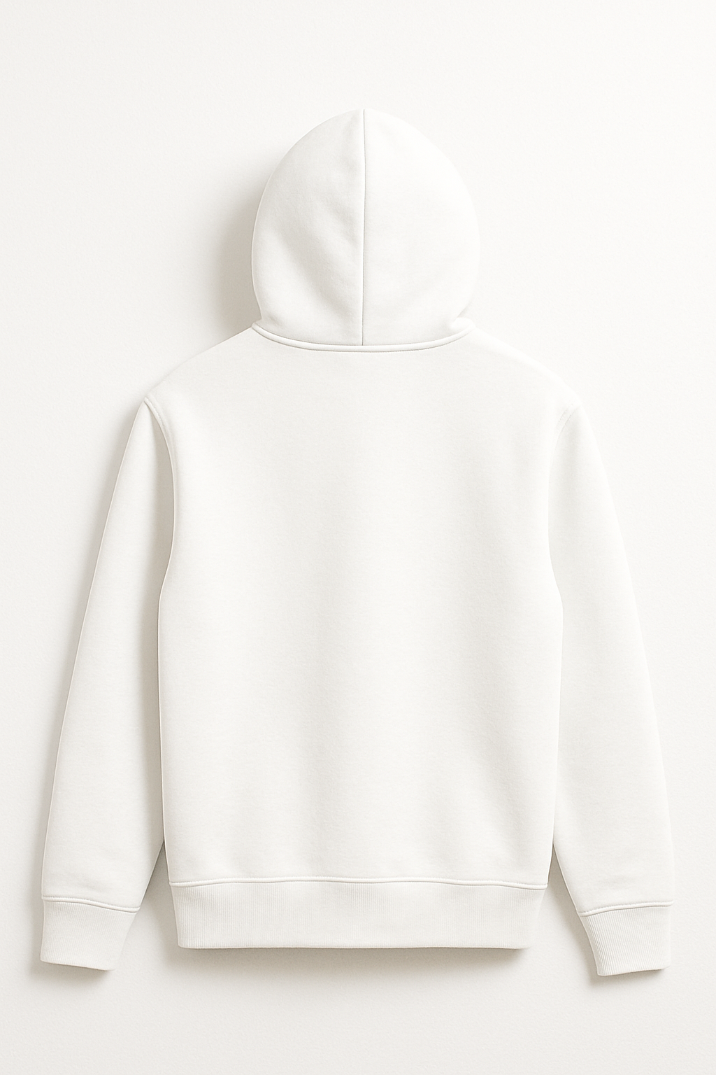 Plain White loose fit Hoodie